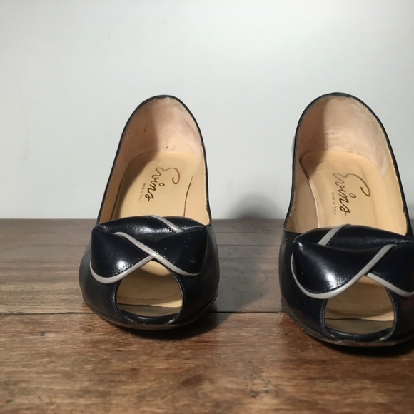 Erina Peep Toe Pumps - Picture 3 of 6